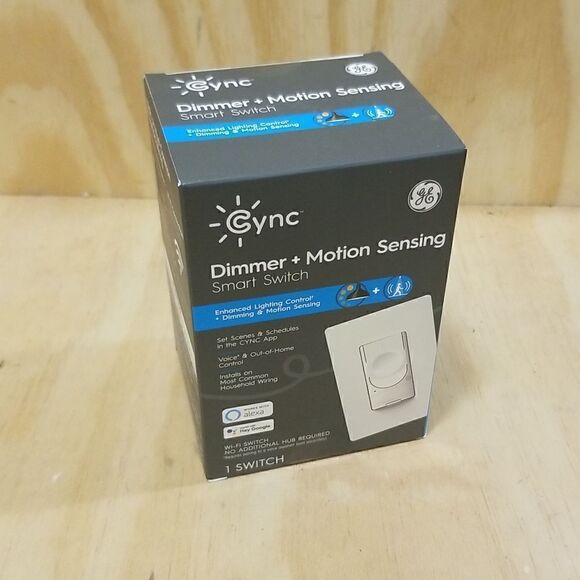 GE Smart Motion Sensing & Dimmer Switch Bluetooth Google  - Picture 1 of 4